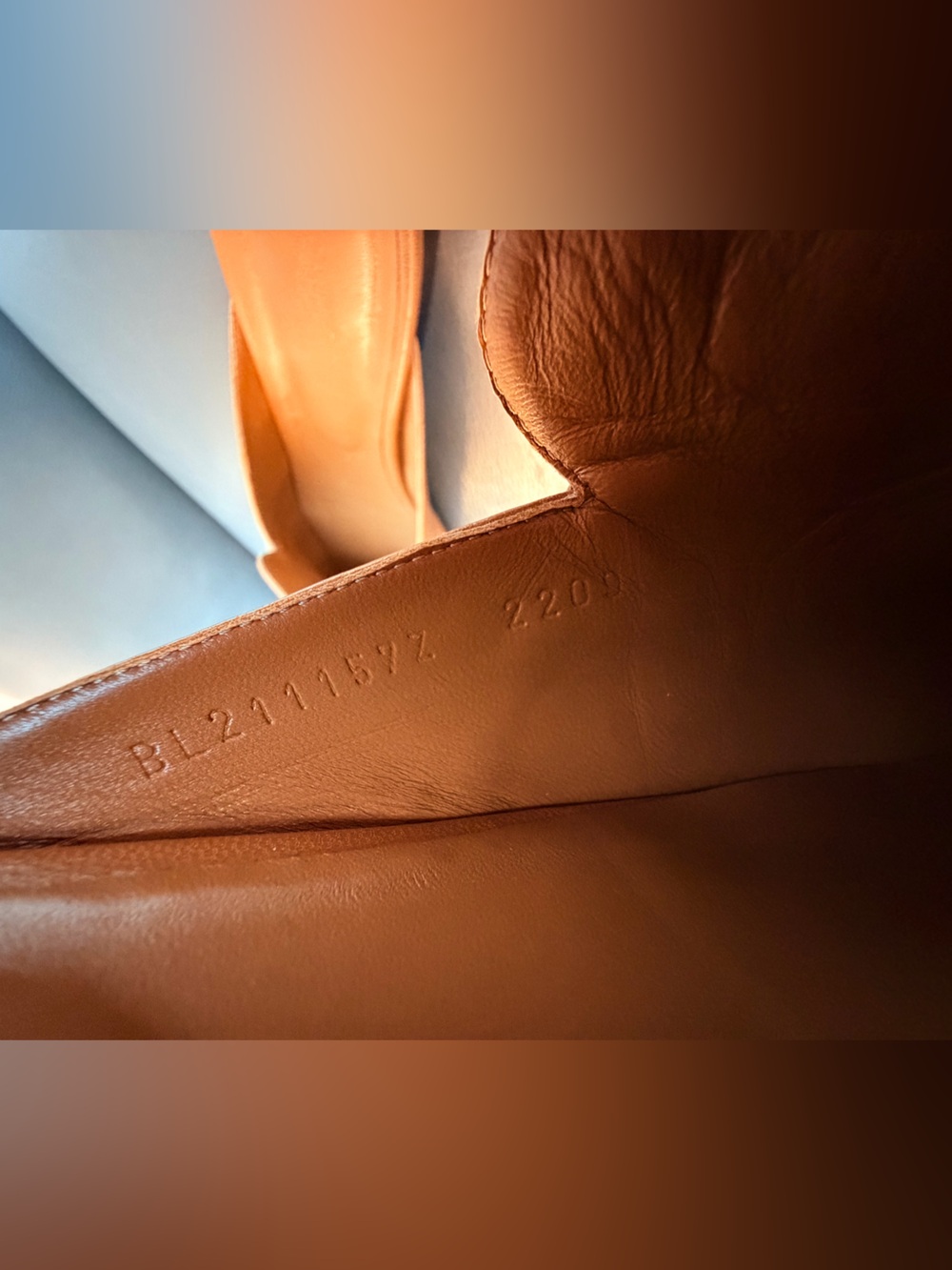 Hermes Oz Mule slides Natural brown  Leather  Loafers Size 40 - Picture 16 of 16
